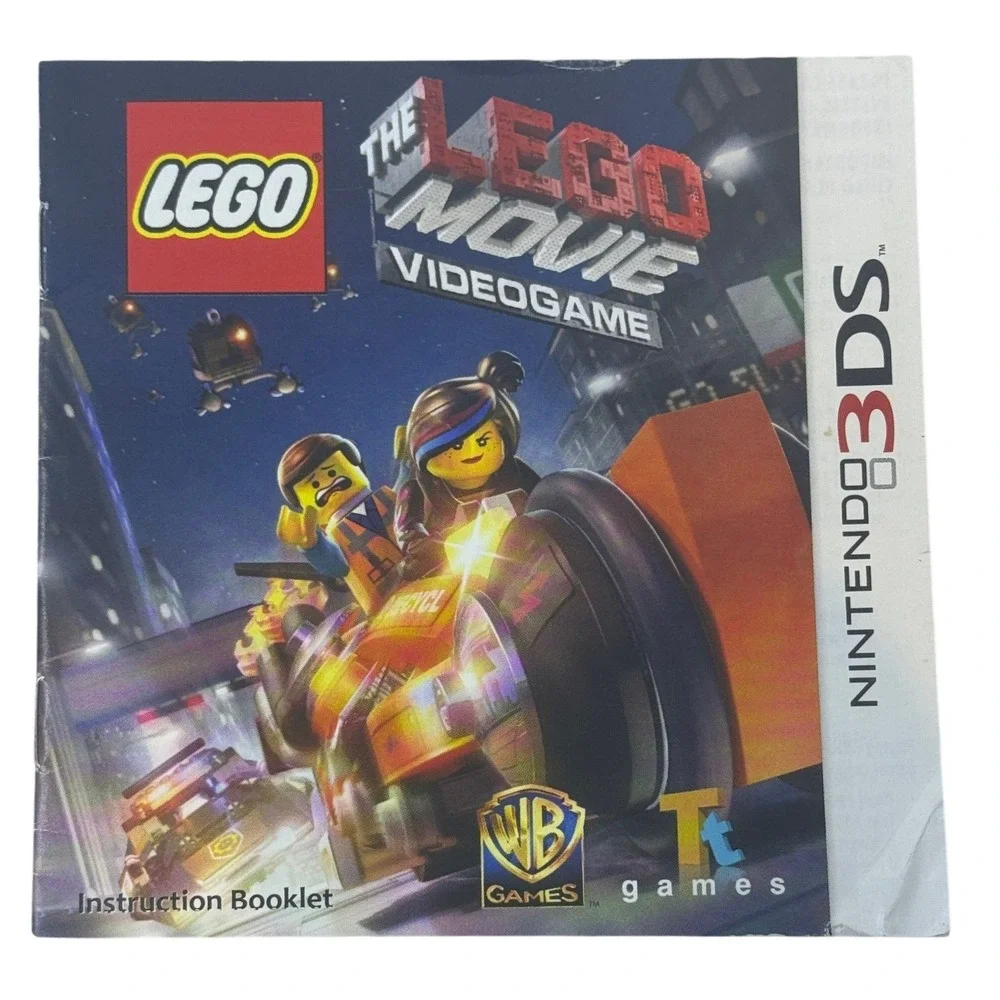 The LEGO Movie Videogame Nintendo 3DS Instruction Booklet‎ Manual Only